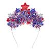 Star Pattern Headband Independence Day Hair Hoop Comfortable Headbands for Parties and Daily Wear