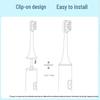 Sakypro Electric Toothbrush Replacement Brush Heads for T2, T3, G23, G33, V3, V5, GT2 Models with Sonic Vibration.