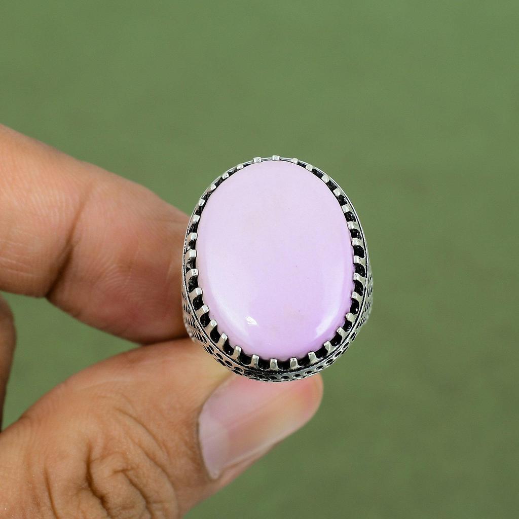 Phosphosiderite Ring 925 Sterling Silver Ring Handmade Jewelry Natural Gemstone Ring Silver Jewelry Gifts For Friend Available In Ring Size