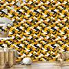Military Camouflage Wallpaper Gold and Ochre for Living Room and Bedroom 50x1000