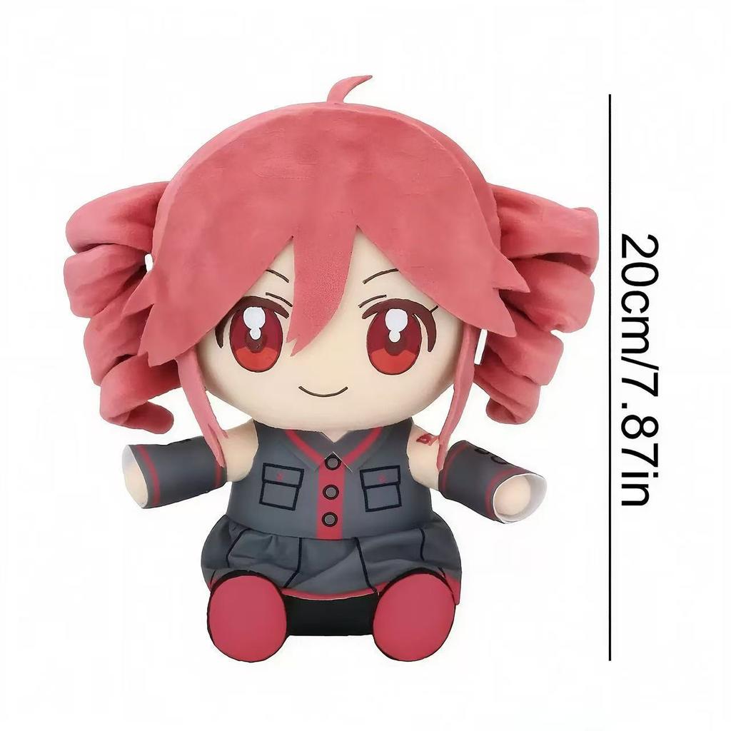 20CM Kasane Teto Plüschtier Weiche Puppe Stofftiere Figur Anime Cosplay Cartoon Geburtstagsgeschenk Weihnachtsgeschenk für Fans Mädchen