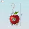 Banana Happy Cat Keychain Acrylic Funny Meme Keyring Backpack Hanging Pendant Mobile Phone Bag Charms Cute Keychain Accessories