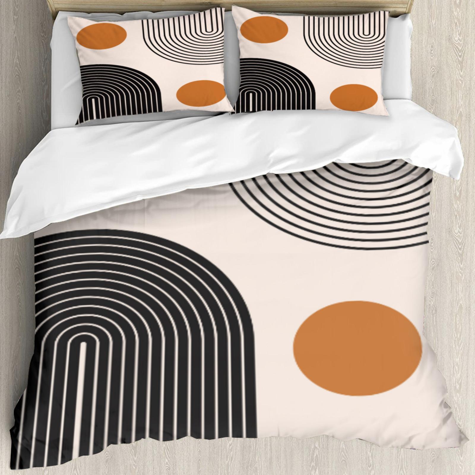 

Home Textile Sheet Quilt Cover Hokage, Simple Series Digital Printing Three-Piece Four-Piece Set UK Single 135 * 200cm (90g)