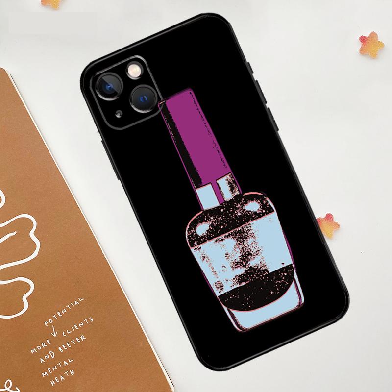 Nail Polish Case For iPhone 12 11 13 14 15 16 Pro Max XS X XR Plus 2021 13 12 Mini Fundas