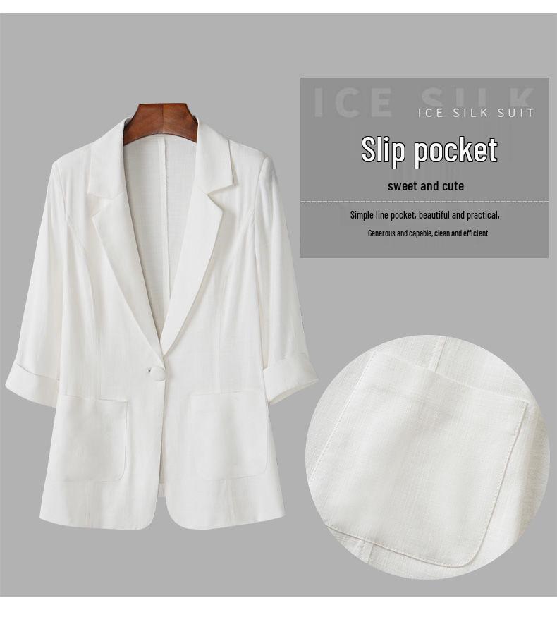 2023 Plus Size Women's Korean Style Casual Suit Jacket - Versatile, Fashionable, and Breathable.