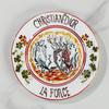 Plato de Porcelana de Hueso de 8 Pulgadas para Filete Comida Occidental Fiesta en Casa Cena Dim Nuevo Estilo Europeo Plato para Ensalada Cerámica Vajilla Caja de Regalo