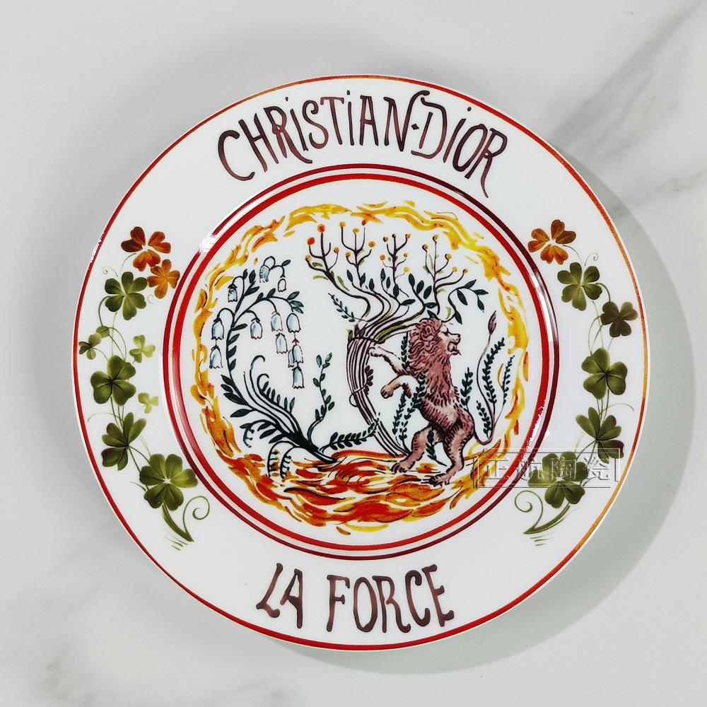 Plato de Porcelana de Hueso de 8 Pulgadas para Filete Comida Occidental Fiesta en Casa Cena Dim Nuevo Estilo Europeo Plato para Ensalada Cerámica Vajilla Caja de Regalo