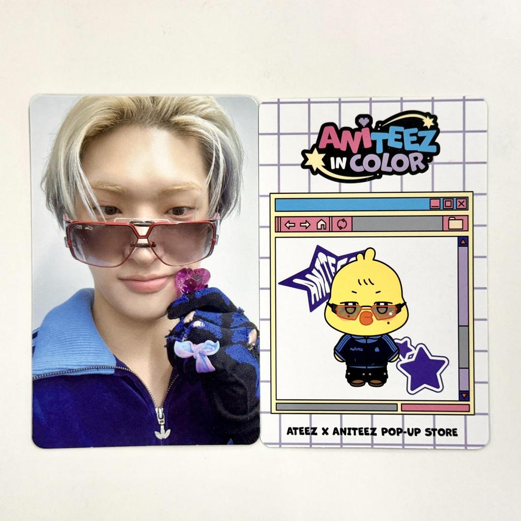 ATEEZ X ANITEEZ in COLOR POP-UP Store FANS SHOP Special Photo Card ver.2