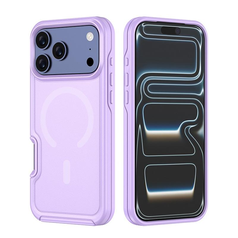 

2-in-1 Heavy Duty Shockproof Wireless Charging Magnetic Case For iPhone 17 Pro Max 17 Air 16 15 Pro 14 13 12 11 Protect Cover iPhone17 Pro Max