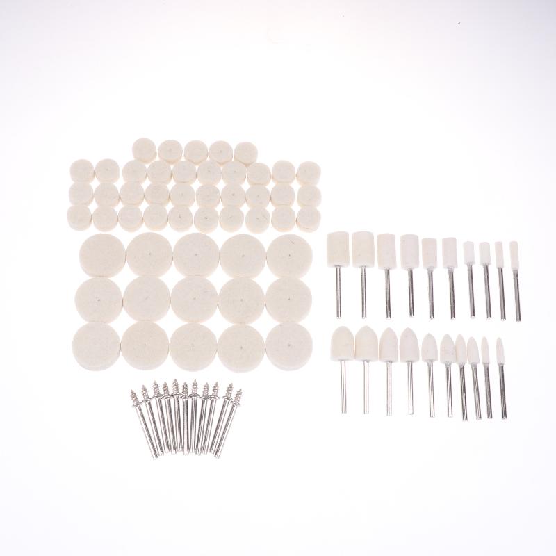 1 Set Wool Felt Polishing Wheel Kit - Multi-Shape Buffing Set For Rotary Tools, Ideal For Jewelry & Metal