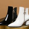 חדש סתיו חורף אישה מגפי נשים נעלי נשים מגפי קרסול עם עקבים נמוכים נשים פלטפורמת נעלי צמר חמות מגפי שלג Bottes