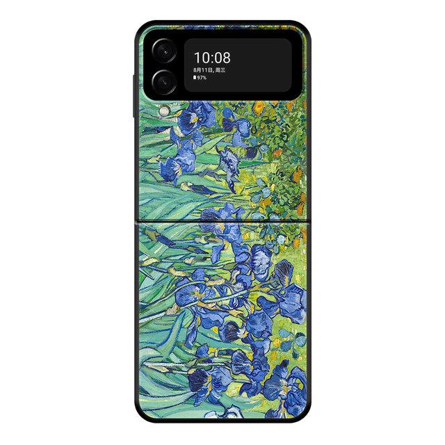 Huse tare pentru PC Van Gogh Starry Sky Art pentru Samsung Z Flip3 5g Zflip Zflip3 Flip Husa pentru telefon mobil