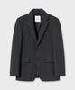 Nonblank Semi-Oversized Fit Blazer_Charcoal Grey