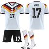 26 US, Canada and Mexico World Cup Jerseys Germany Home Court No. 17 Würtz No. 7 Havertz Football Jersey Jersey