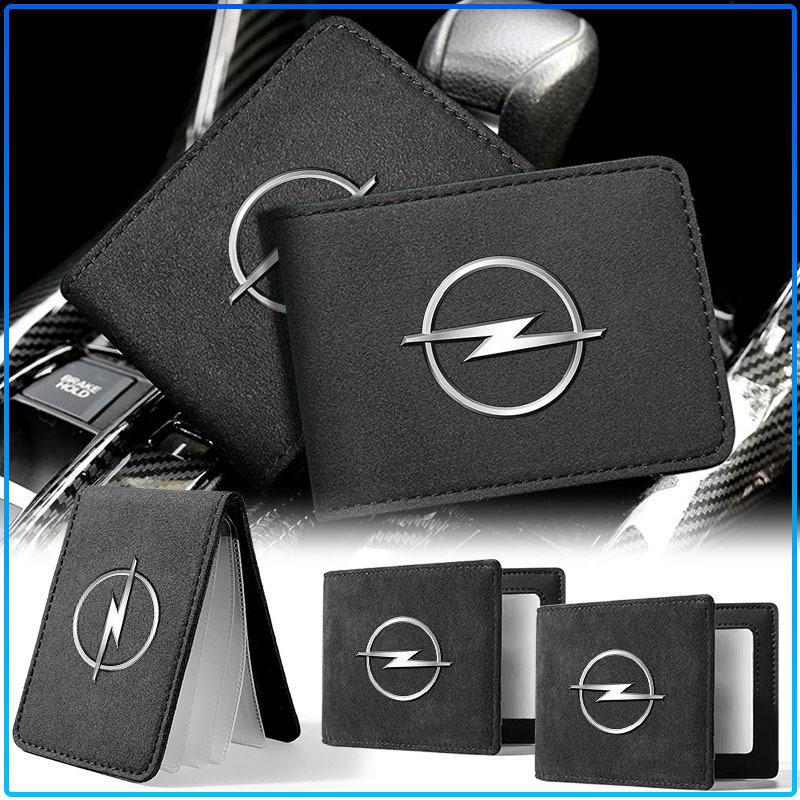 Portable Car Driver License Holder PU Leather Card Bag For Opel Astra H G Corsa Insignia Astra Antara Meriva Zafira Interior