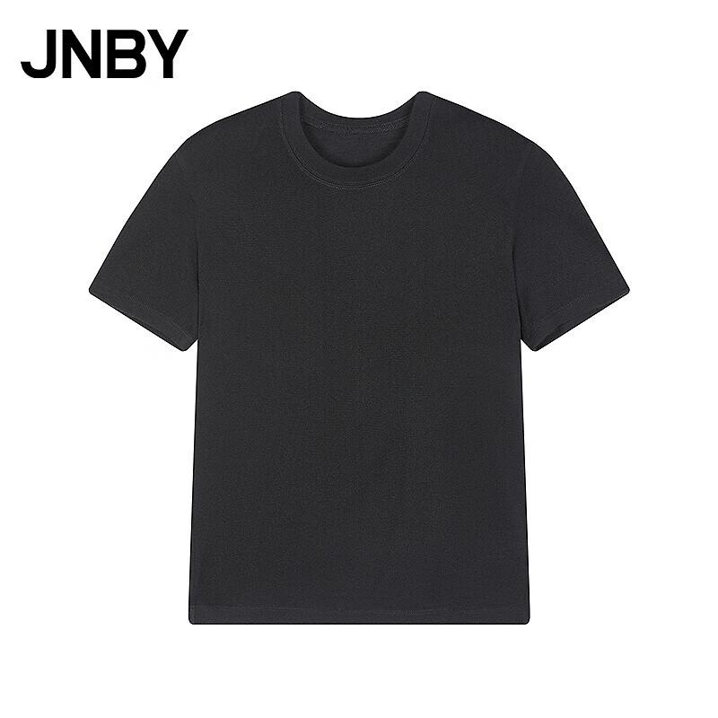 JNBY Merino Wool Short Sleeve Round Neck T-Shirt