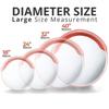 45/60/80/100CM Convex Mirror Outdoor Traffic Road Safety Wide Angle Polycarbonate Corner Turn Mirror