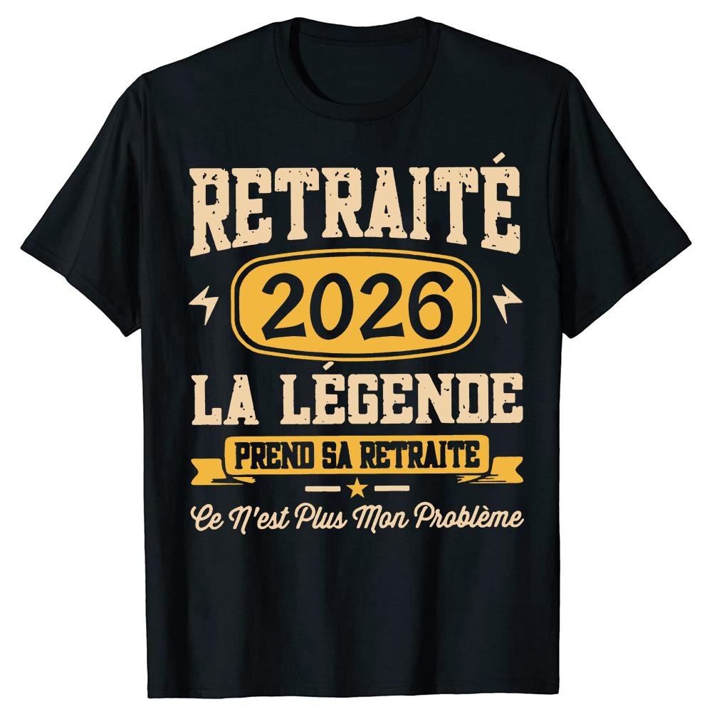 

Retro Retirement 2026 100% Cotton T-shirts Men Women s Fashion Print Tshirt Loose Oversized Streetwear Hip Hop Unisex T Shirt... S разноцветный