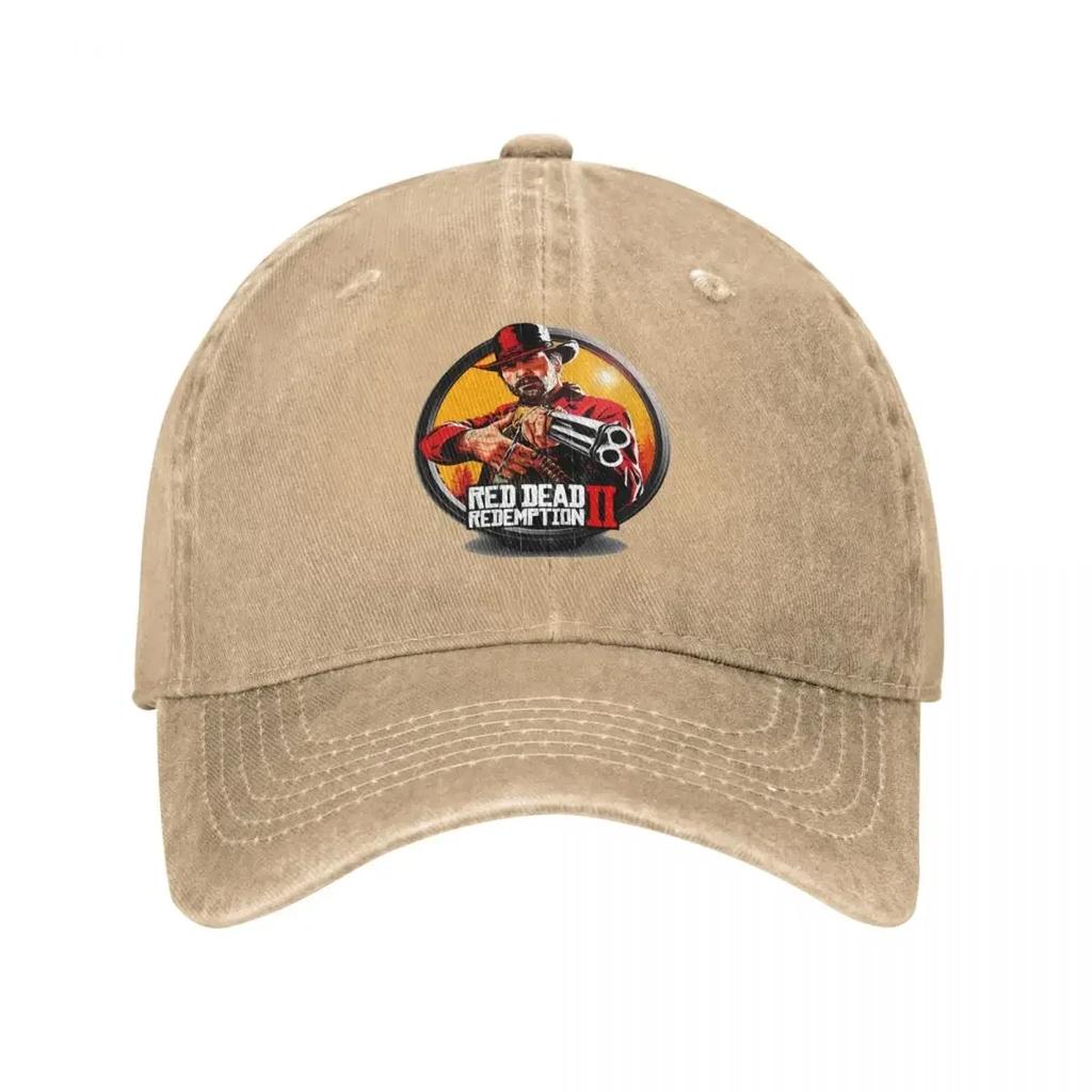 Berretto da Baseball Red Dead Redemption 2 Per Adolescenti Unisex Videogioco Cappellino Trucker Vintage Protezione Solare Sport all'Aperto Berretto Snapback