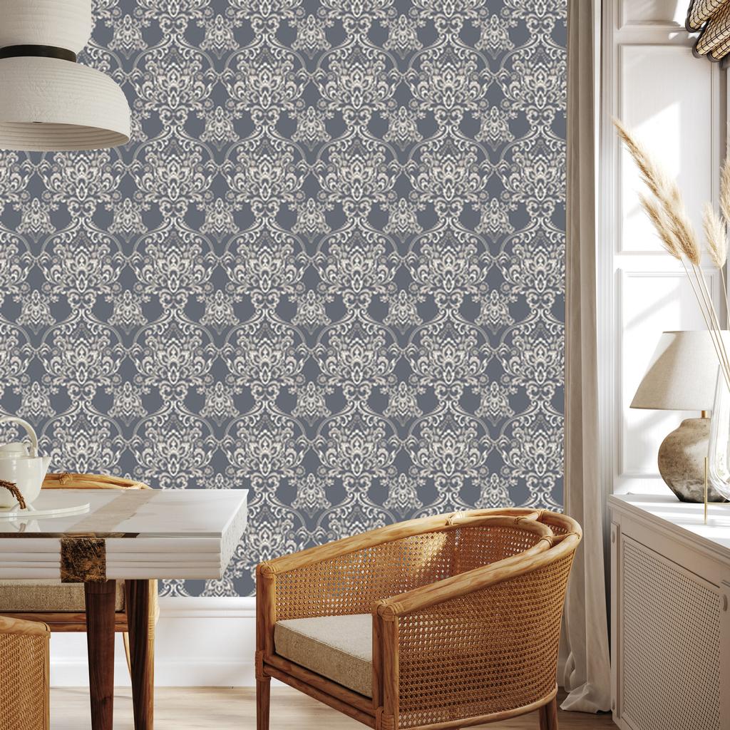 Classic Floral Ornament Wallpaper for Living Room and Bedroom 50x1000