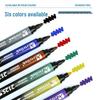 Shield Industrial Oil-Based Waterproof Marker Pen - Quick-Drying, Fade-Resistant, Non-Erasable, Round Tip.
