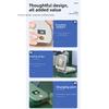 Digital Display Portable Handheld Fan Mini Desktop Air Cooling Fan Foldable Neck Fan  Outdoor Use