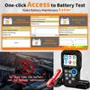 OBD2 Scanner Battery Tester Diagnostic Tool, Car Code Reader CAN Clear Fault Light, Scan Auto Battery Voltage/Life, Printer for OBDII Cars Since 1996