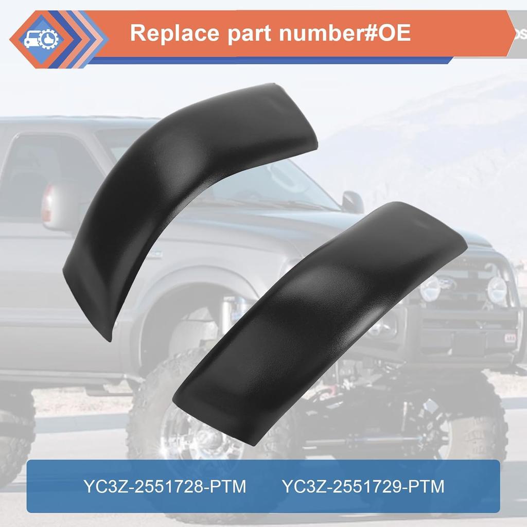 Upgraded Roof Molding, 2 Pcs Left & Right Roof Side Trim Molding Compatible With Ford Vehicle 1999-2007 F250 350 450 550 Super Duty (Regular Cab &