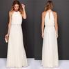 Halter Women Long Maxi Dress Evening Party Gown Wedding Bridesmaid Beach Holiday