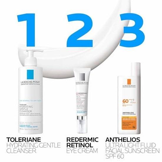 La Roche-Posay Redermic R Eye Cream Care Dark Circles Wrinkles Sagging Aging Retinol 15mL