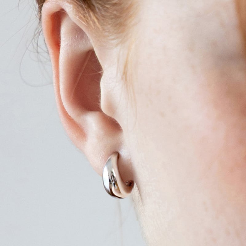 TATIANA Plump Volume Hoop Earrings EC3227 Size M