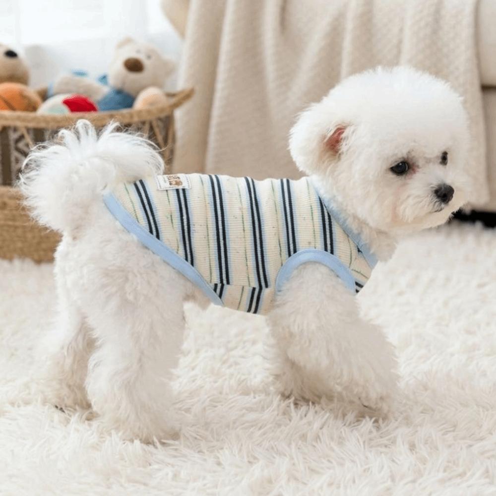 Cute Round Neck Dog Cooling Vest Comfortable Breathable Pet Pullover Cool Sun Protection Pet Outfits Four Seasons