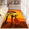 Dancing couple in sunset scenery carpet Yoga living room room decor children's crawling mat doormat area rug games mat