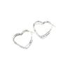European & American Style Multi-layer Heart Ear Cuff Earrings for Women - Korean Luxury Peach Heart Niche Accessory