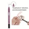 Waterproof Eyeshadow Pen, Lasting, Strong Pigment Eyeshadow Pen Can Draw Eyeshadow and Eyeliner, Multi-purpose Eyeshadow Pen with Pencil Sharpener