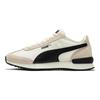 Rider Future Vintage Fabric Leather Casual Shoes Unisex Beige Black 392901-01
