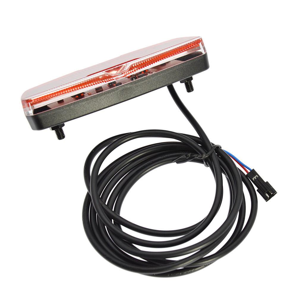 6-48V E-bike TailLight Electric Bicycle LED Rear Lamp Outdoor Night Riding Light