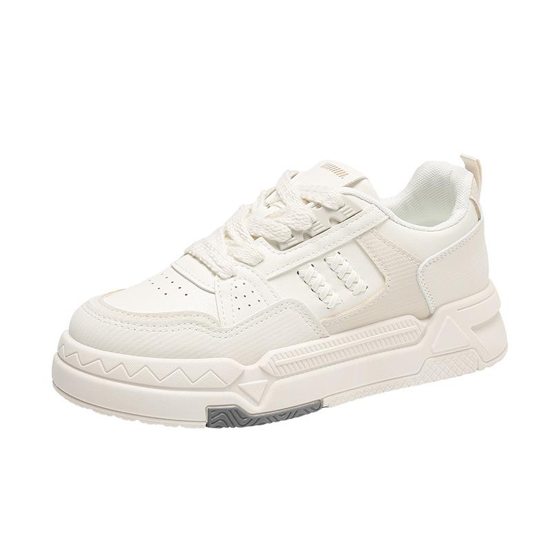 2025 spring new thick-soled little white shoes women's Korean version of versatile casual shoes women's ins tide student board shoes women 1618