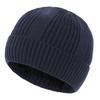 Men's Winter Fleece-Lined Thermal Wool Hat Versatile Cold-Weather Protection Adult Knitted Beanie