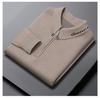 Mid-aged Men's Trendy Half-Zip Pullover Sweater