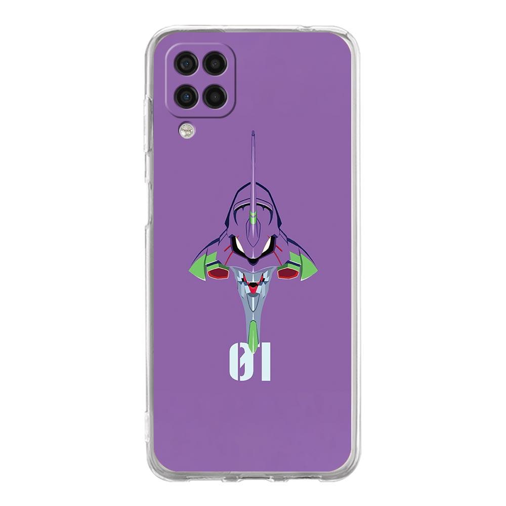 Neon Genesis Evangelion Cartoon Clear Phone Case For Samsung Galaxy A51 A71 A21S A12 A11 A31 A41 A52S A32 A01 A03S A13 A22 Cover