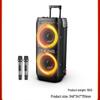 W-King T12 Portable Party Speaker with Karaoke & RGB Lights CN Plug (adapter Included)