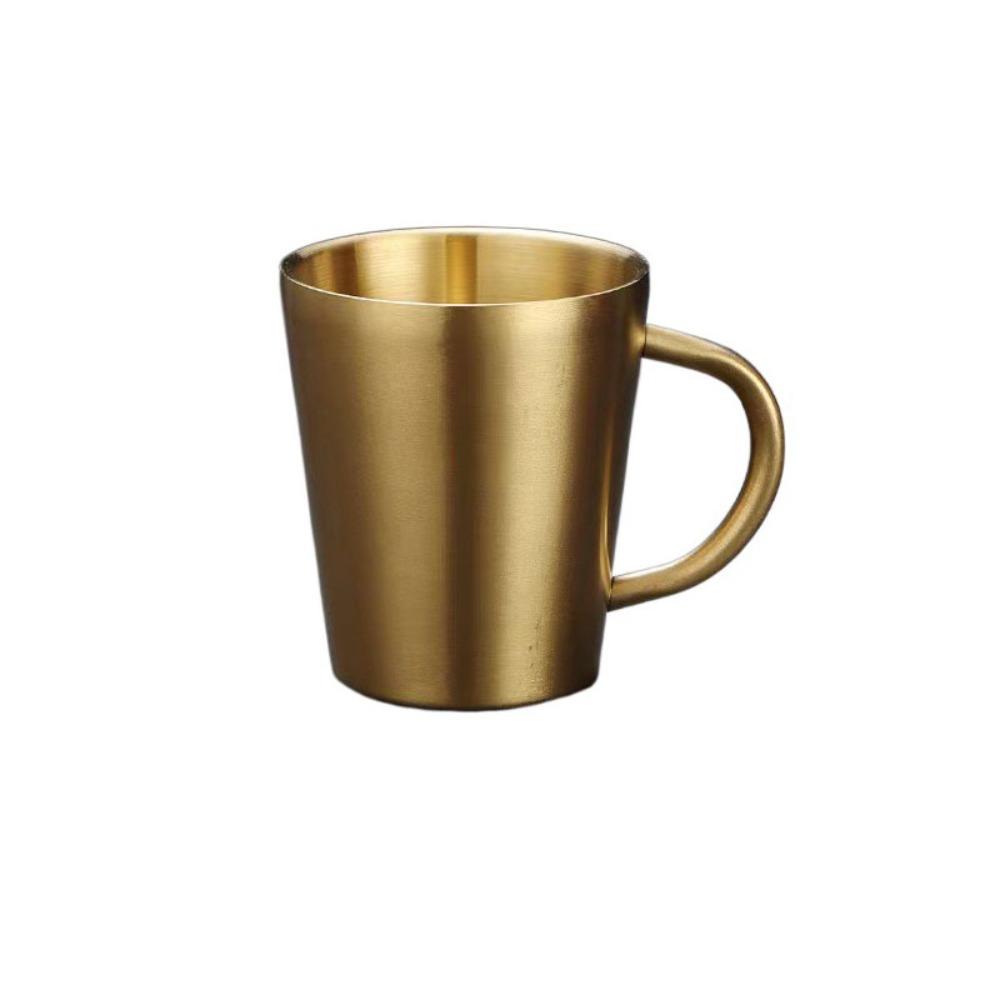 Doppelwandige Edelstahl-Trinktasse Tragbare Thermoskanne Edelstahl-Kaffeebecher für Zuhause