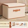Home Wardrobe Storage Box with Lid for Clothes, Quilts, and Underwear