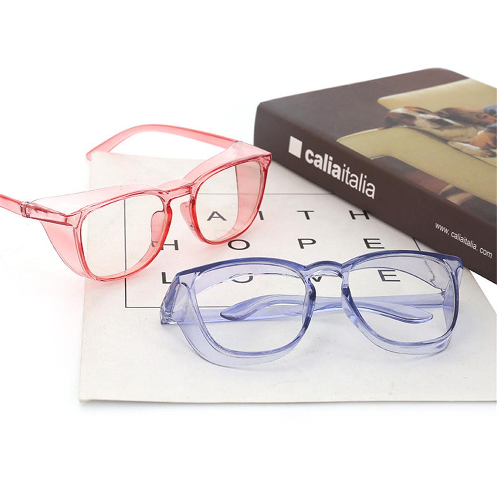 Women Transparent Glasses With Side Protection Sand-proof Manicure Glasses Men Safe Goggles Blue Blocking Eyepiece