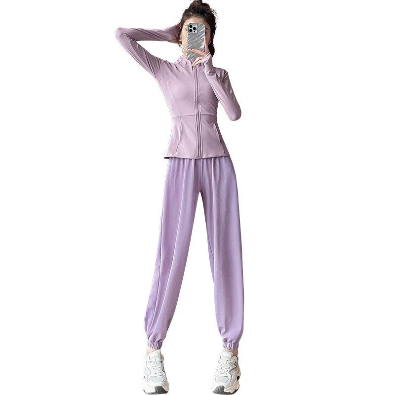 2024 Women's High-End Yoga & Pilates Set: Quick-Dry Sports Jacket and Pants