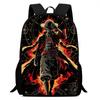 One Piece Mochila Escolar 15-Inch Large Capacity Durable Lightweight Adjustable Cartoon School Backpack Unisex For Kids Age 6-10