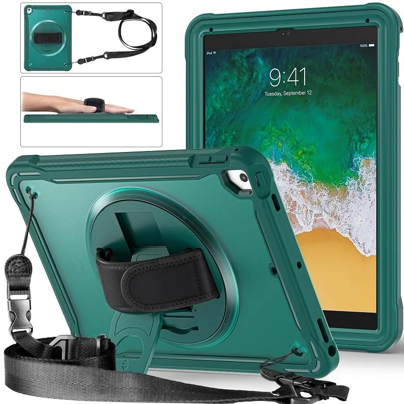 Shockproof Case for iPad 9.7 iPad 5th 6th Tablet Cover iPad A1822 A1823 A1893 A1954 Kickstand Handle Strap Para Funda