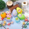 500pcs Easter Stickers Self-Adhesive Bunny Egg Decals 8 Designs Waterproof Easter Bunny Stickers Roll For Scrapbooks Envelopes