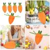 5Pieces Carrot Snack Box Present Bag Carrot Theme Candy Box Carrot Celebration Box Suitable for Treats and Candy